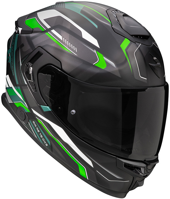 Мотошлем Scorpion EXO-GT Sp Air Augusta Black/Grey/Green купити